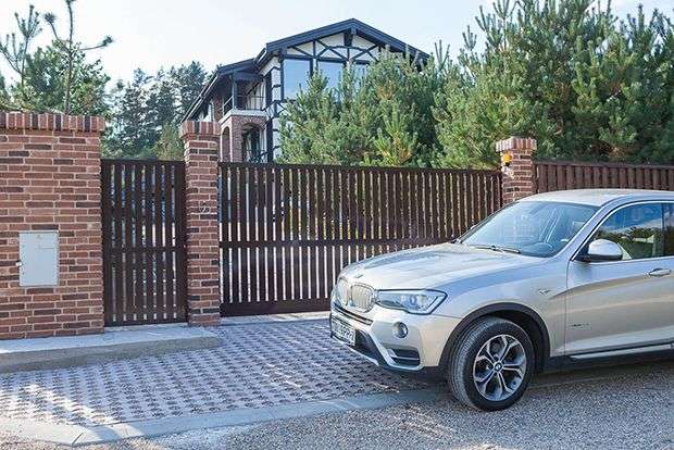 Откатные ворота, профиль 37 категория Откатные ворота